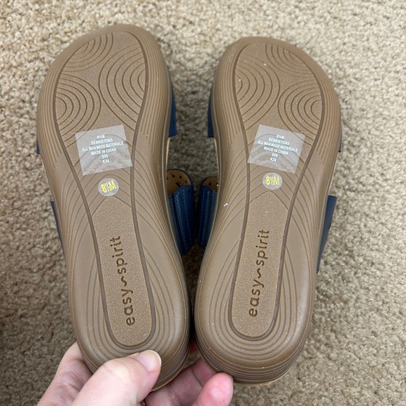Easy Spirit Women's Brixton 3 Dark Blue Comfort Slip-On Sandals Size 8.5M NEW - Picture 6 of 9